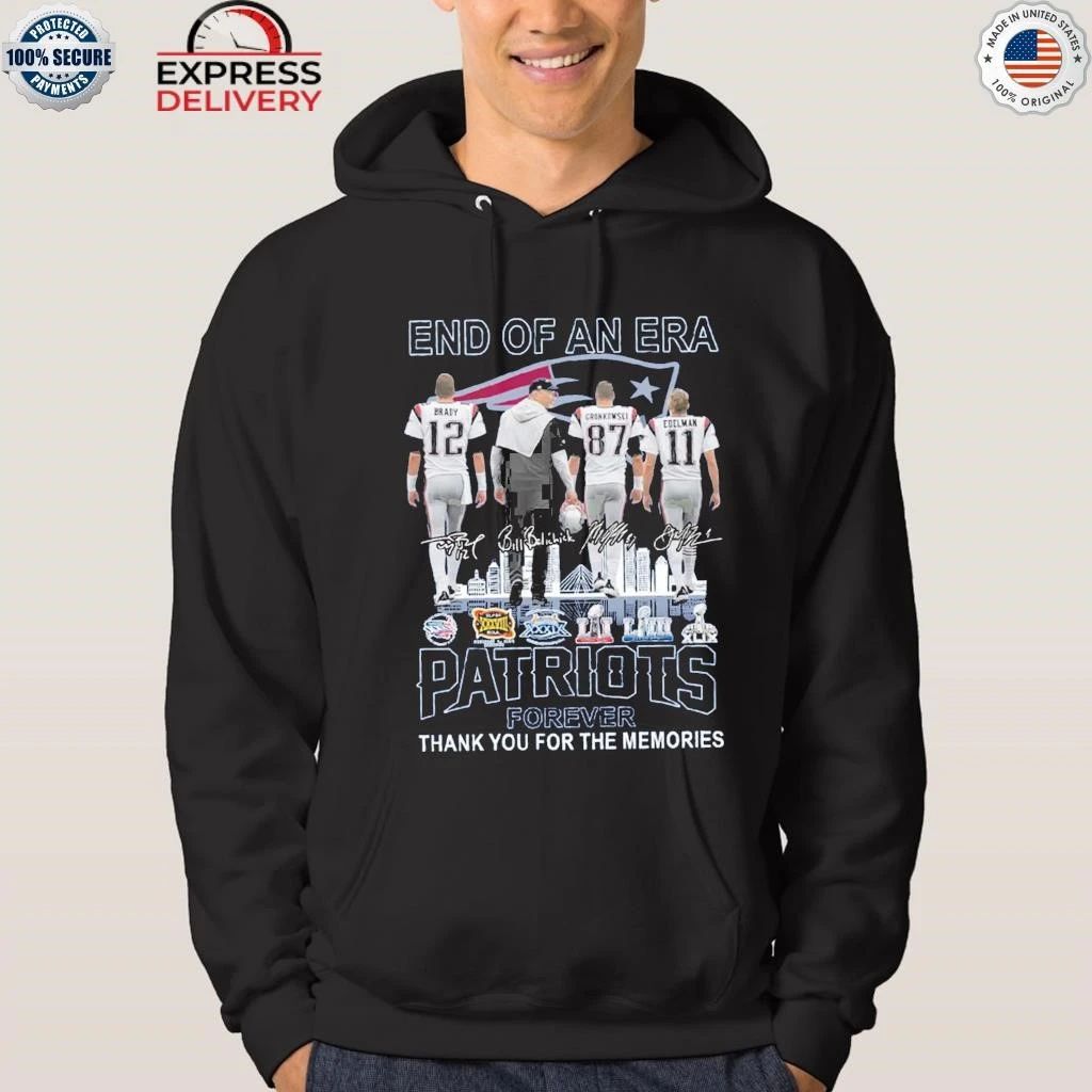 End Of An Era Patriots Forever Thank You For The Memories Shirt