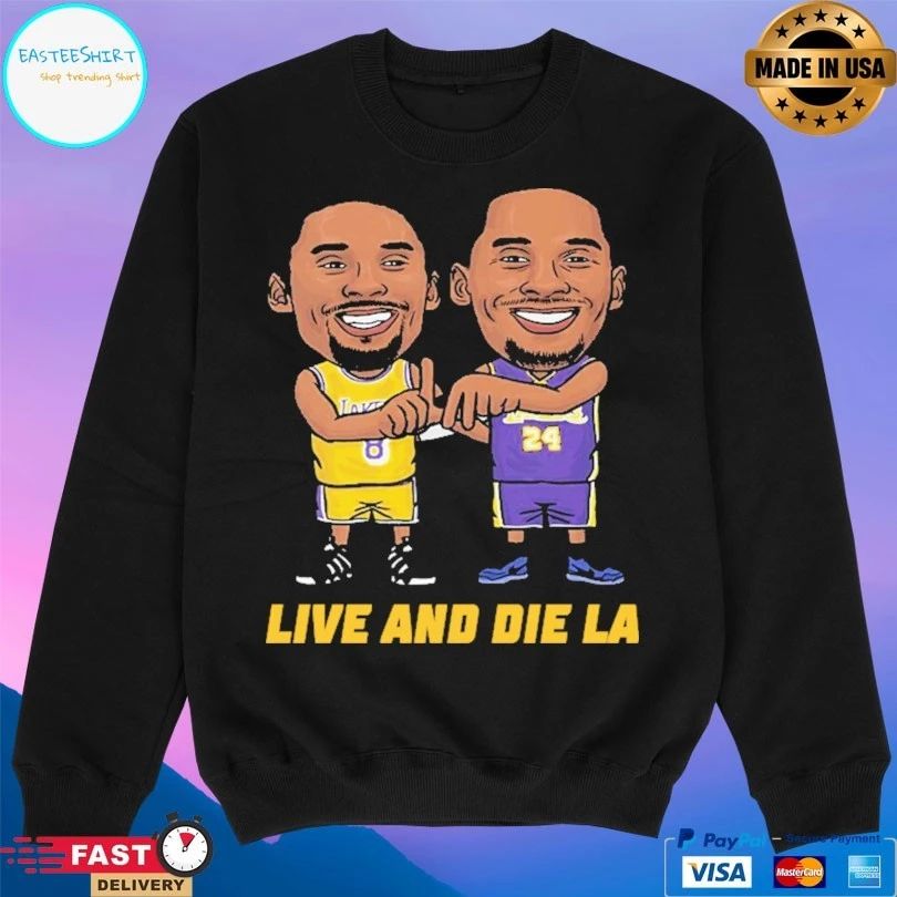 Kobe Bryant Live And Die La Nba Los Angeles Lakers T-shirt