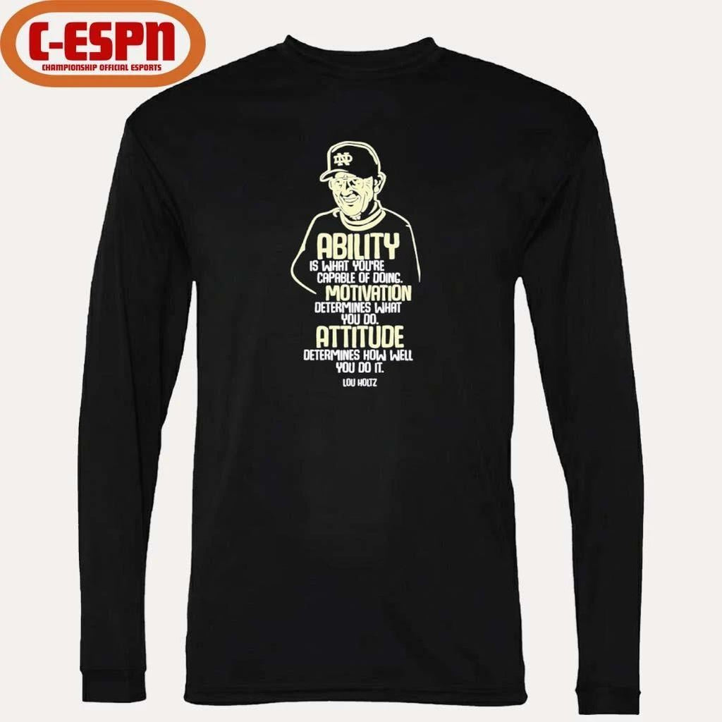 Coach Lou Holtz in our prayers and honoring the legacy he built at Notre Dame Shirt