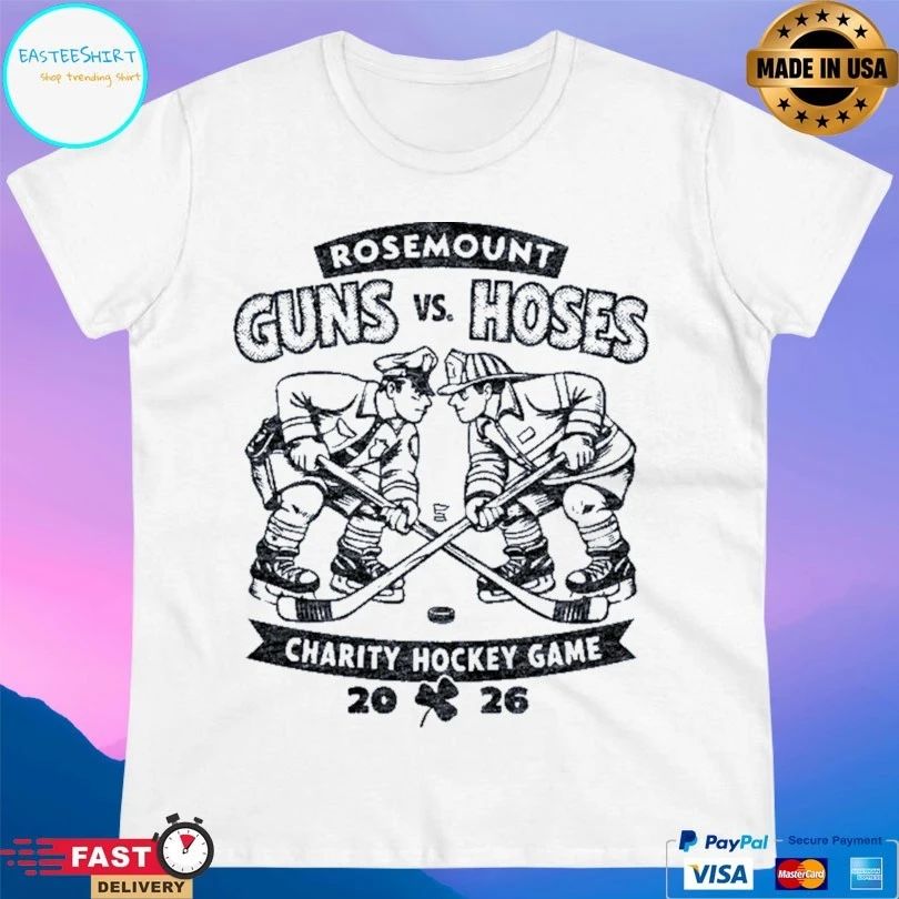 Rosemount Guns Vs Hoses Charity Hockey Game 2026 T-shirts