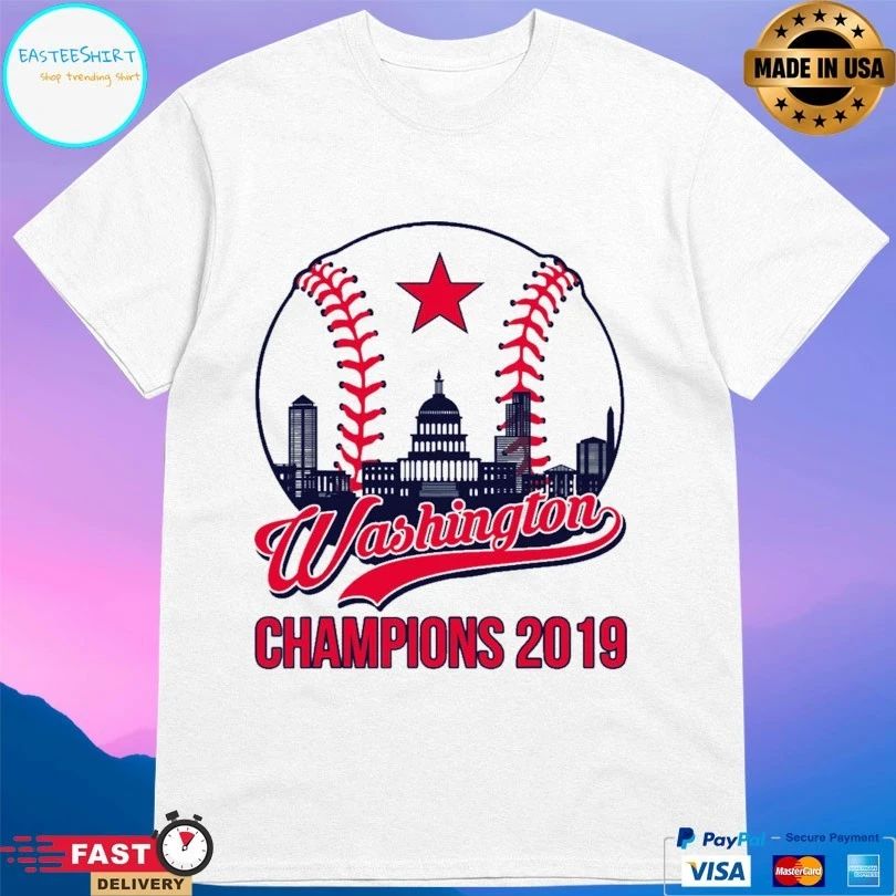 Washington Nationals Vintage Champions 2019 T-shirt
