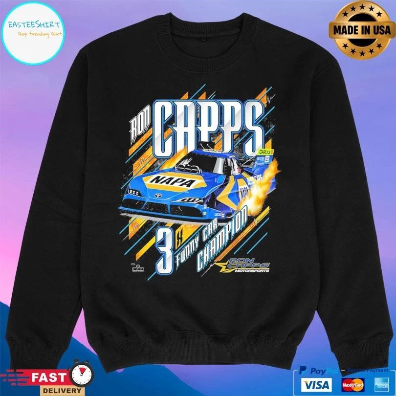Ron Capps 3x Funny Car Champion Action T-shirts