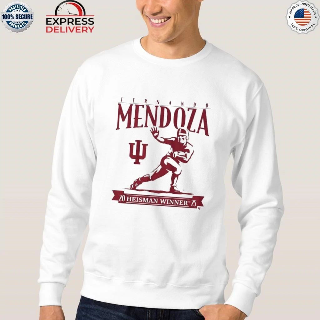 Indiana Football Fernando Mendoza Heisman Trophy Shirt