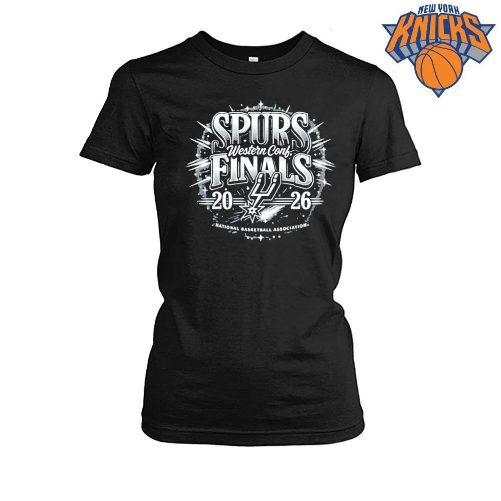 Vintage San Antonio Spurs Western Conference Finals 2026 Graphic T Shirt