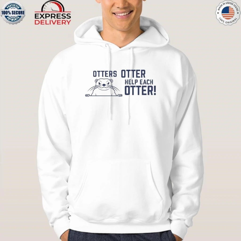 Freddy Carter Otters Otter Help Each Otter Shirt