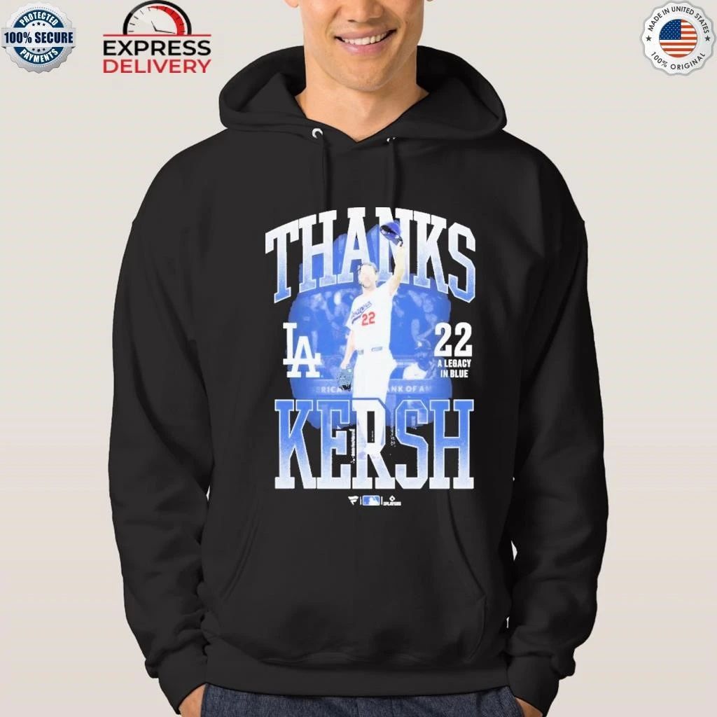 Clayton Kershaw Los Angeles Dodgers Thanks Kersh Shirt