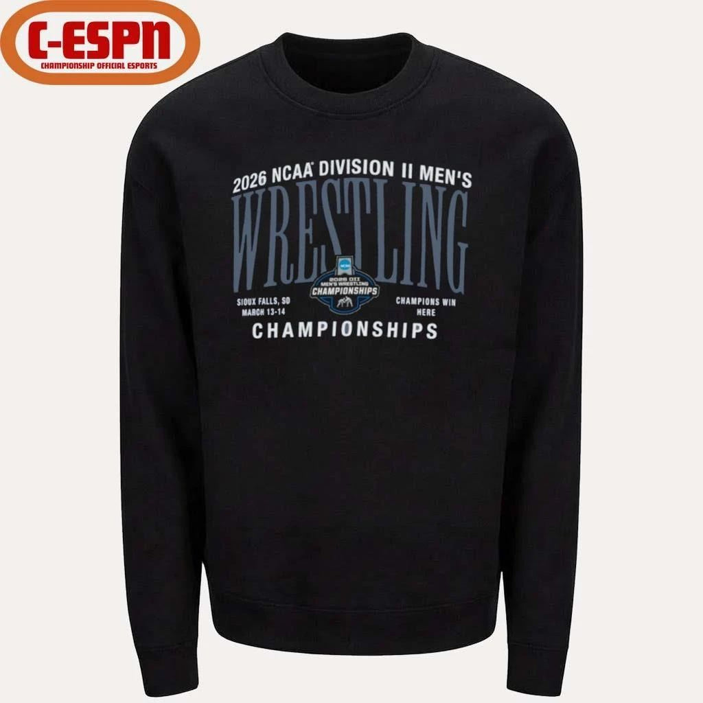 2026 NCAA Division II Men’s Wrestling Championships Sioux Falls, SD T-Shirt