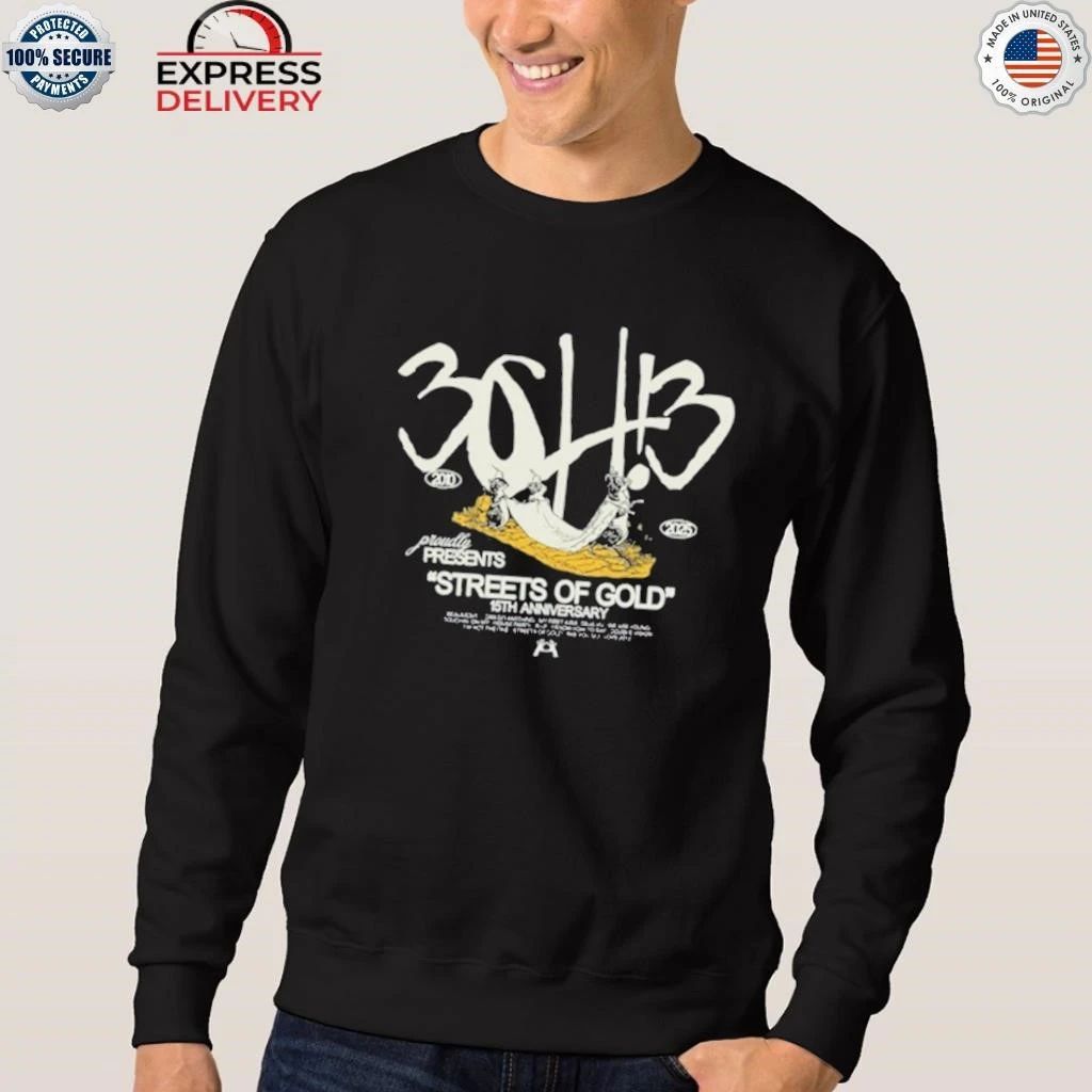 3OH!3 15th Anniversary of Streets Of Gold Shirt