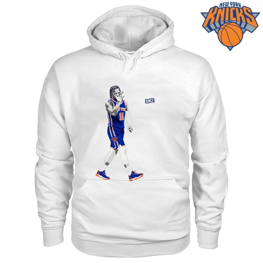 New York Knicks Champions NBA 2026 Jalen Brunson 11 Three Celebration Basketball Shirt