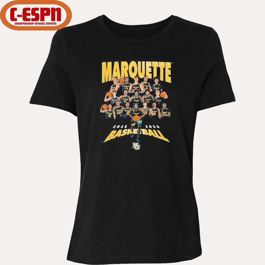 2025-2026 Marquette Men’s Basketball Team Shirt