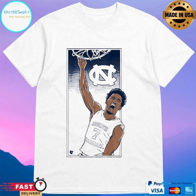 North Carolina Tar Heels Men’s Basketball Seth Trimble Signature Slam T-shirts