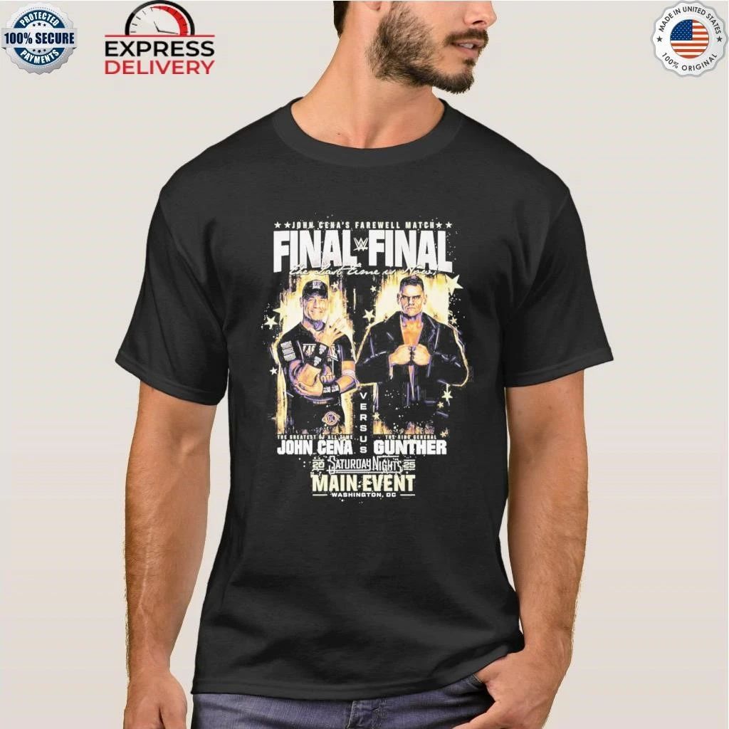 John Cena Saturday Night’s Main Event Final Match Cena vs Gunther 2025 Shirt