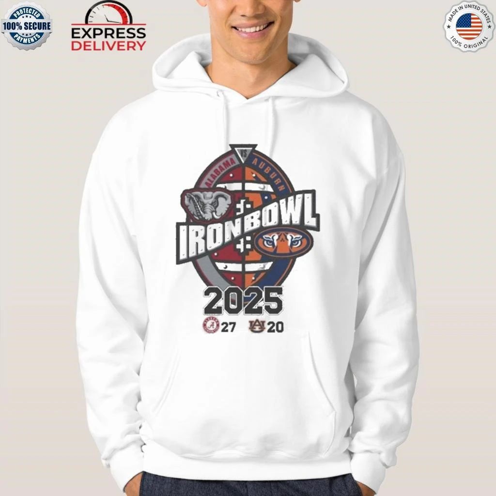 Iron Bowl Alabama Vs Auburn 2025 Score Shirt