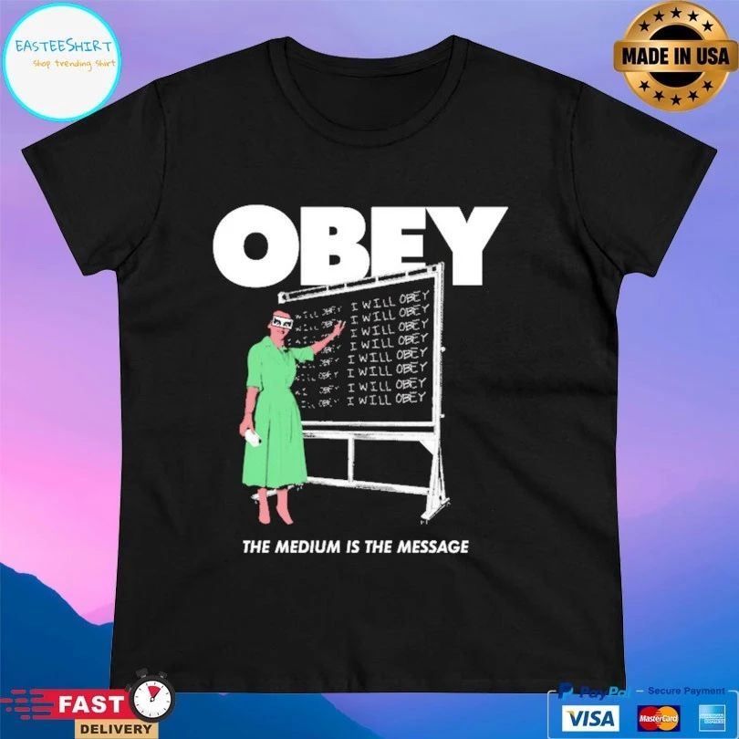 Obey The Medium Is The Message T-shirt