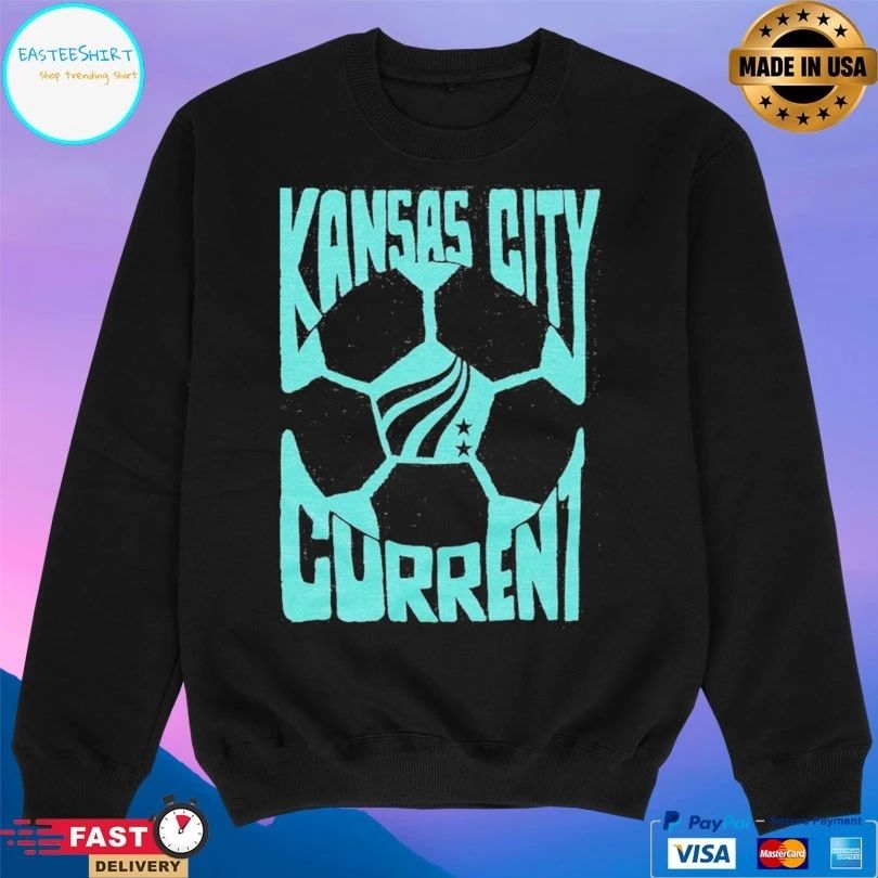Kansas City Current Soccer Ball T-shirts