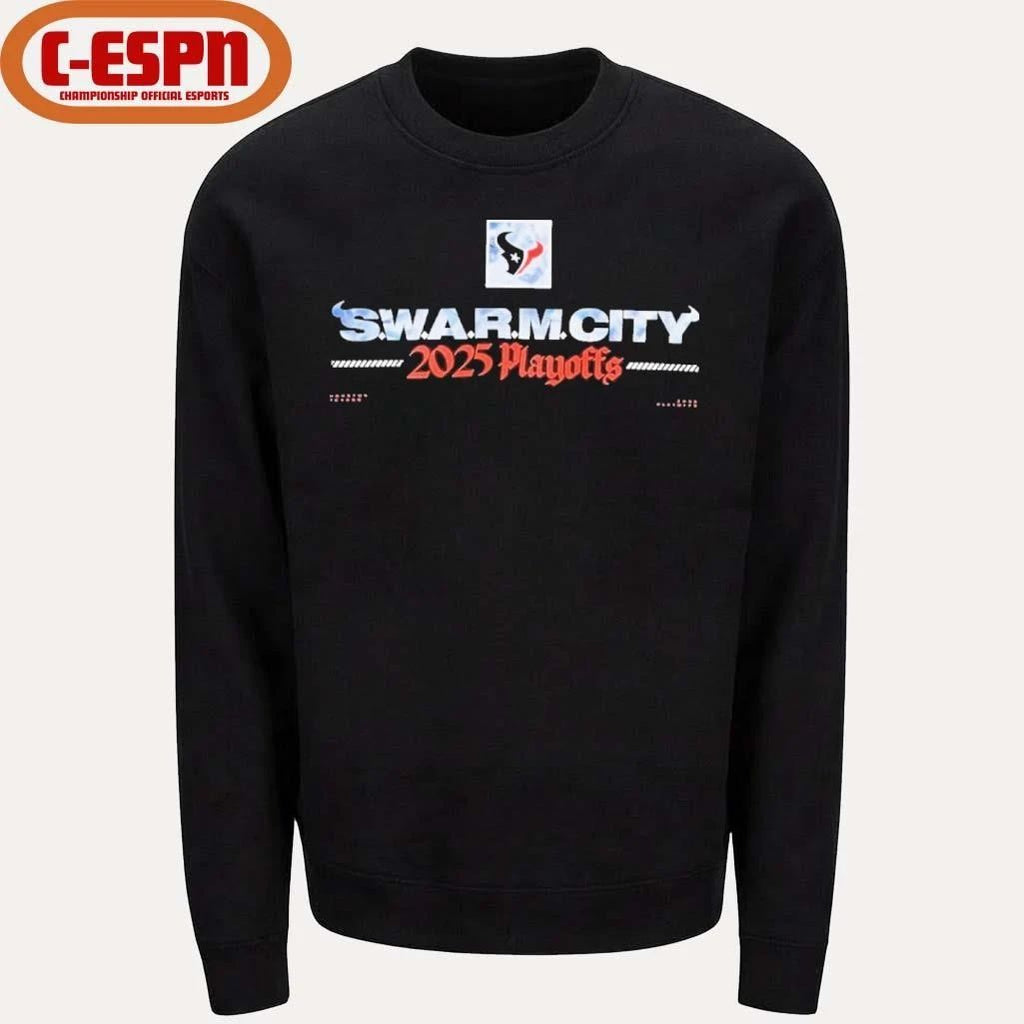 Houston Texans S.W.A.R.M. City 2025 Playoffs Shirt