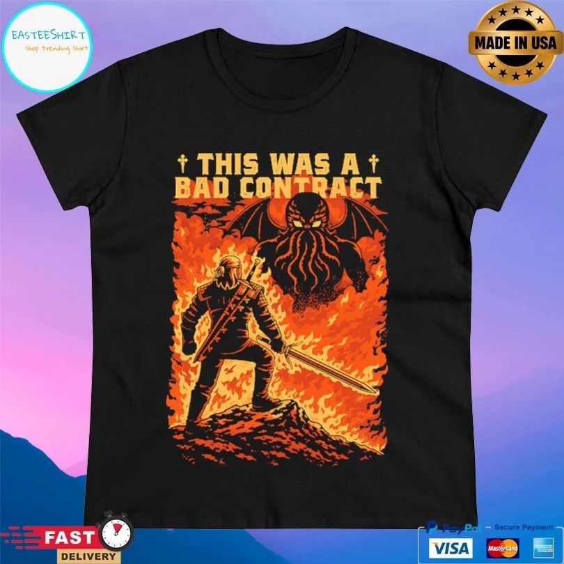 This Was A Bad Contract Mutant Hunts Cthulhu T-shirts