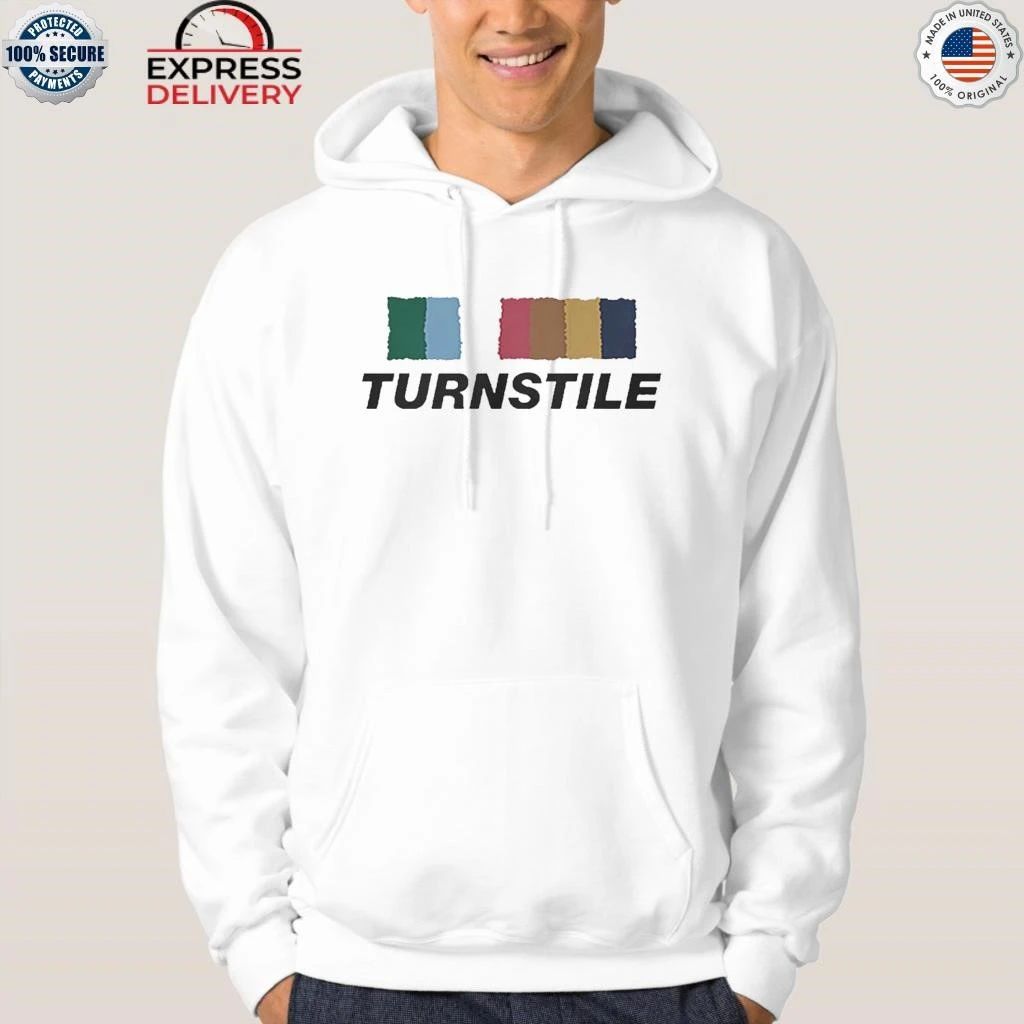 Turnstile Band Color Wall Sept 2025 Tour Shirt