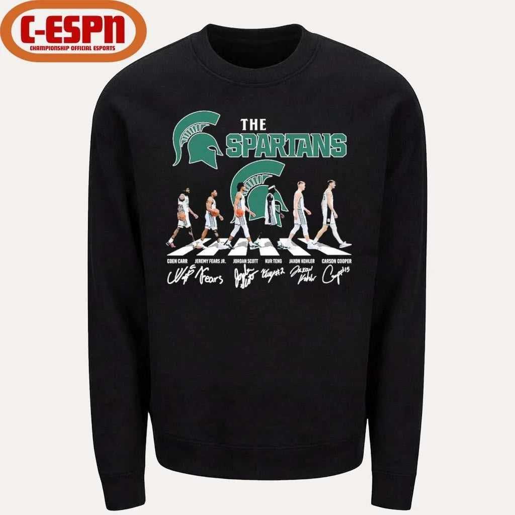 The Michigan State Men’s Basketball Abbey Road Shirt