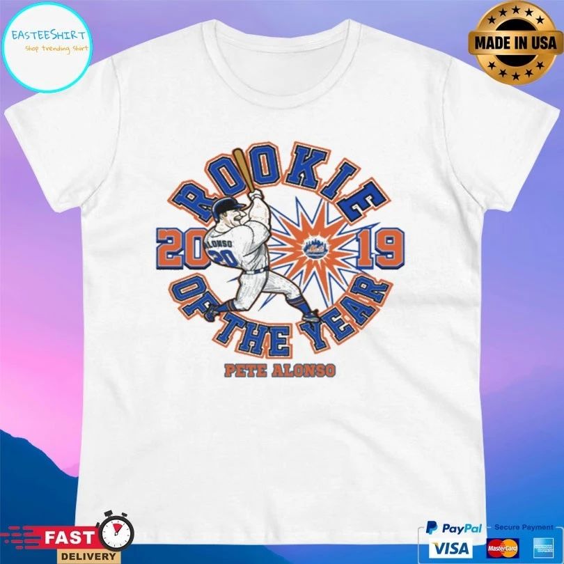New York Mets Pete Alonso Rookie Of The Year 2019 T-shirt
