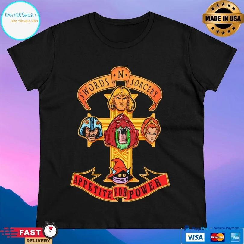 Swords And Sorcery Appetite For Power T-shirt