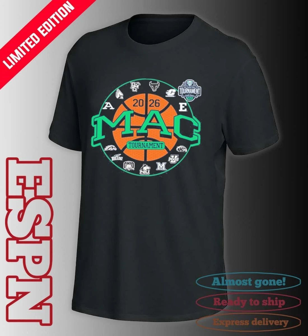 2026 MAC Men’s Basketball Tournament Team Logo Shirt