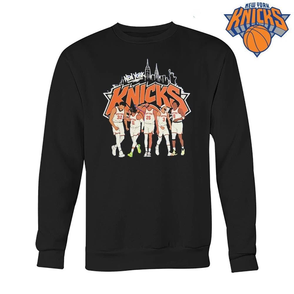 New York Knicks NBA Finals 2026 Graphic Silhouette Skyline T Shirt
