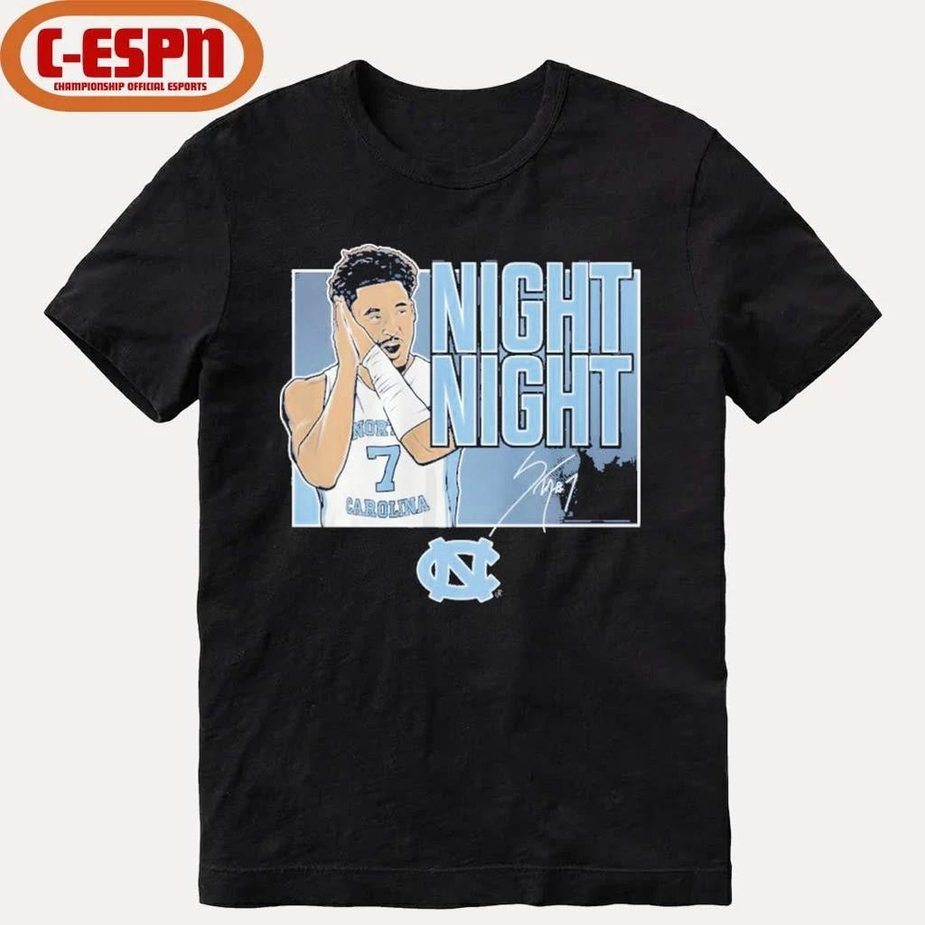 Unc Tar Heels Basketball Seth Trimble Night Night Shirt