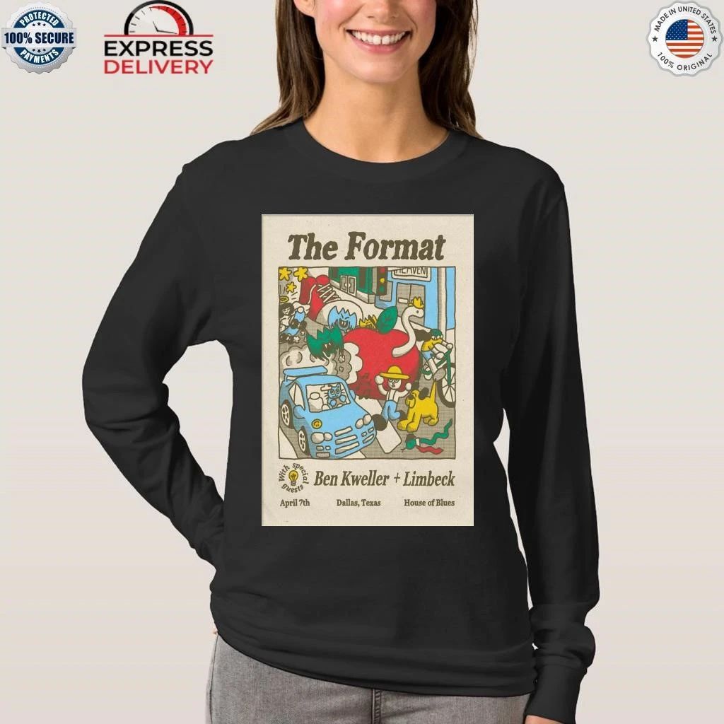 The Format House Of Blues In Dallas TX Apr 7 2026 Shirt
