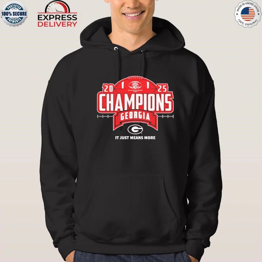 2025 Georgia It Just Means More How Bout Them Dawgs 16 SEC Champions Shirt