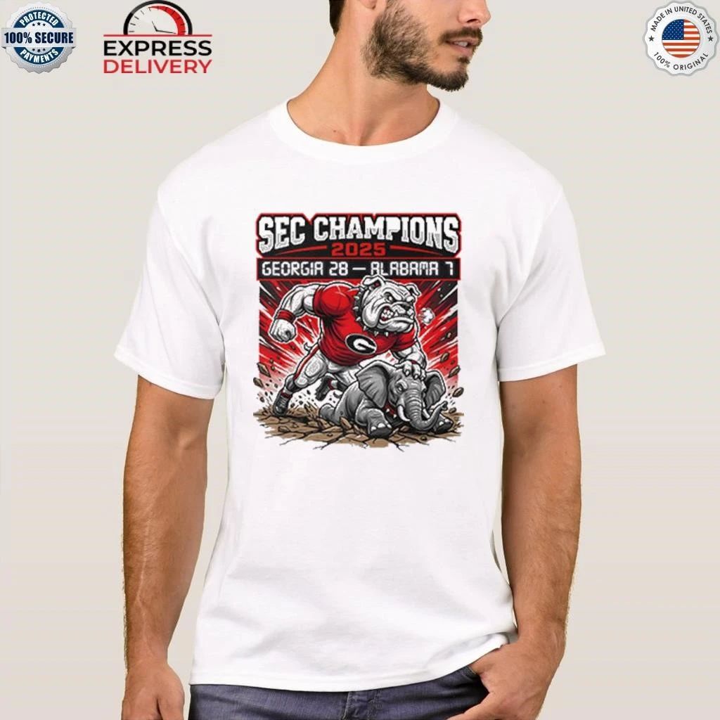 SEC Champions Georgia 28 Alabama 7 Shirt
