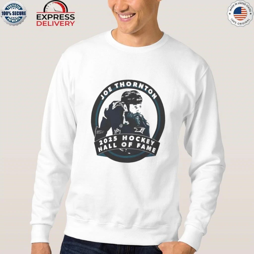 Joe Thornton 2025 Hockey Hall Of Fame Shirt
