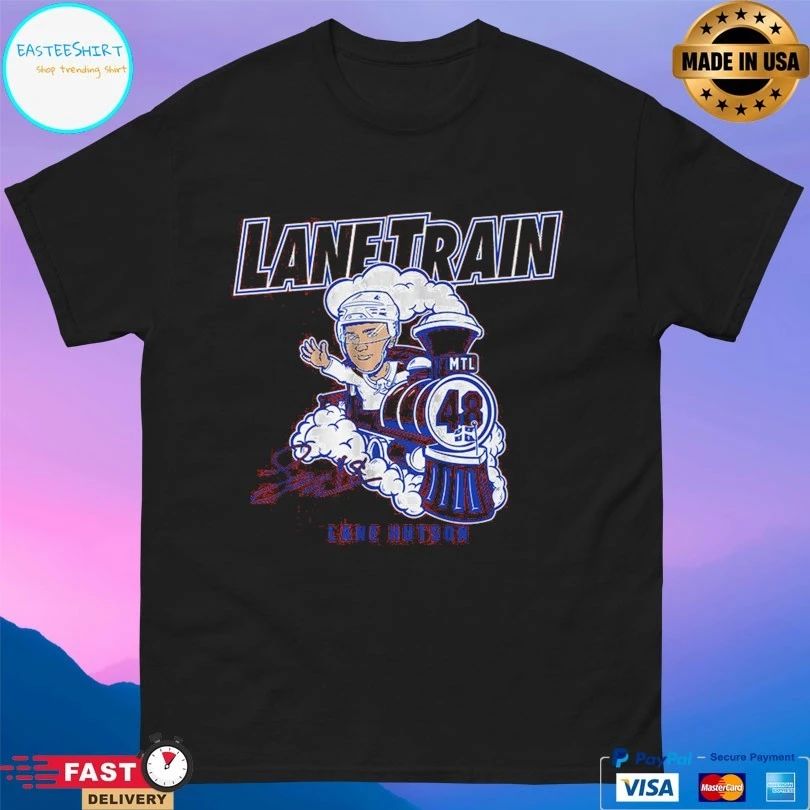 Montreal Canadiens Lane Hutson Lane Train Signature T-shirt