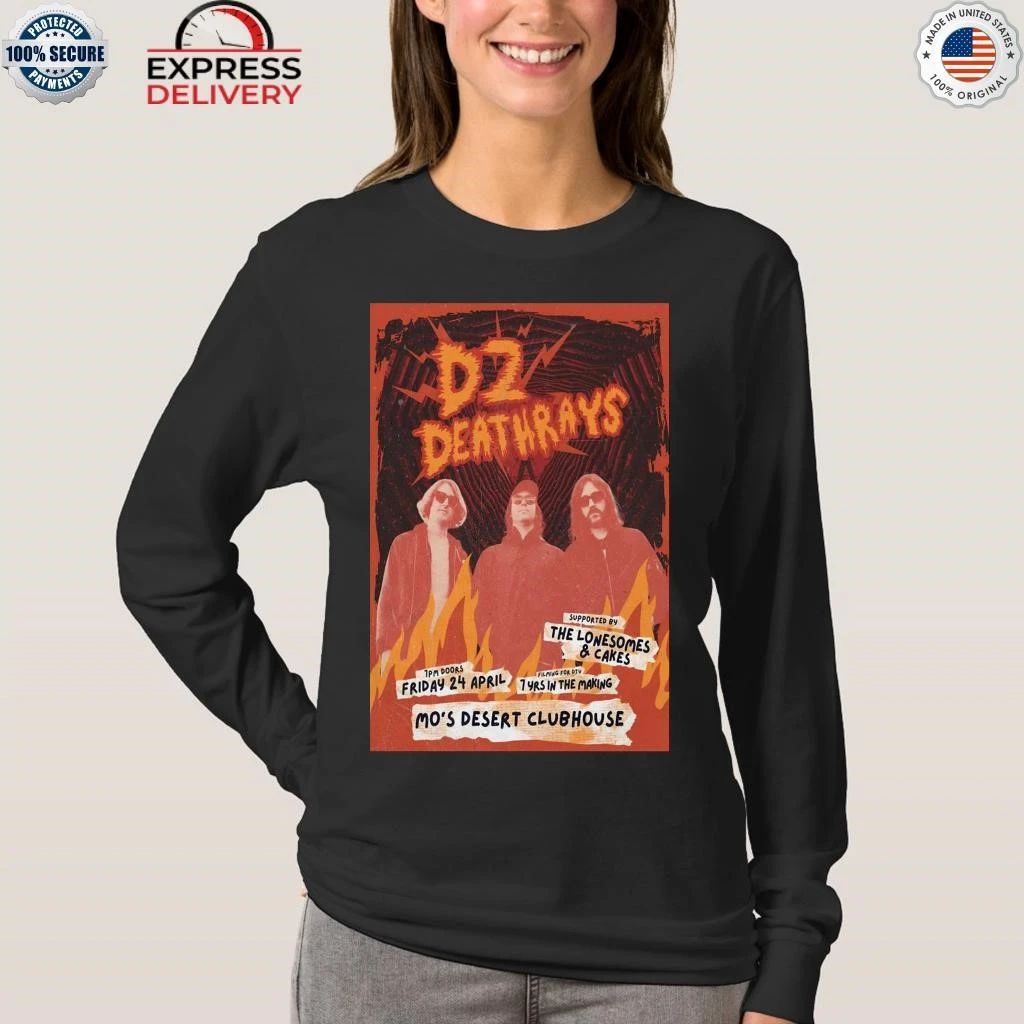 DZ DEATHRAYS Tour Burleigh Heads Australia On Apr 24 2026 Shirt