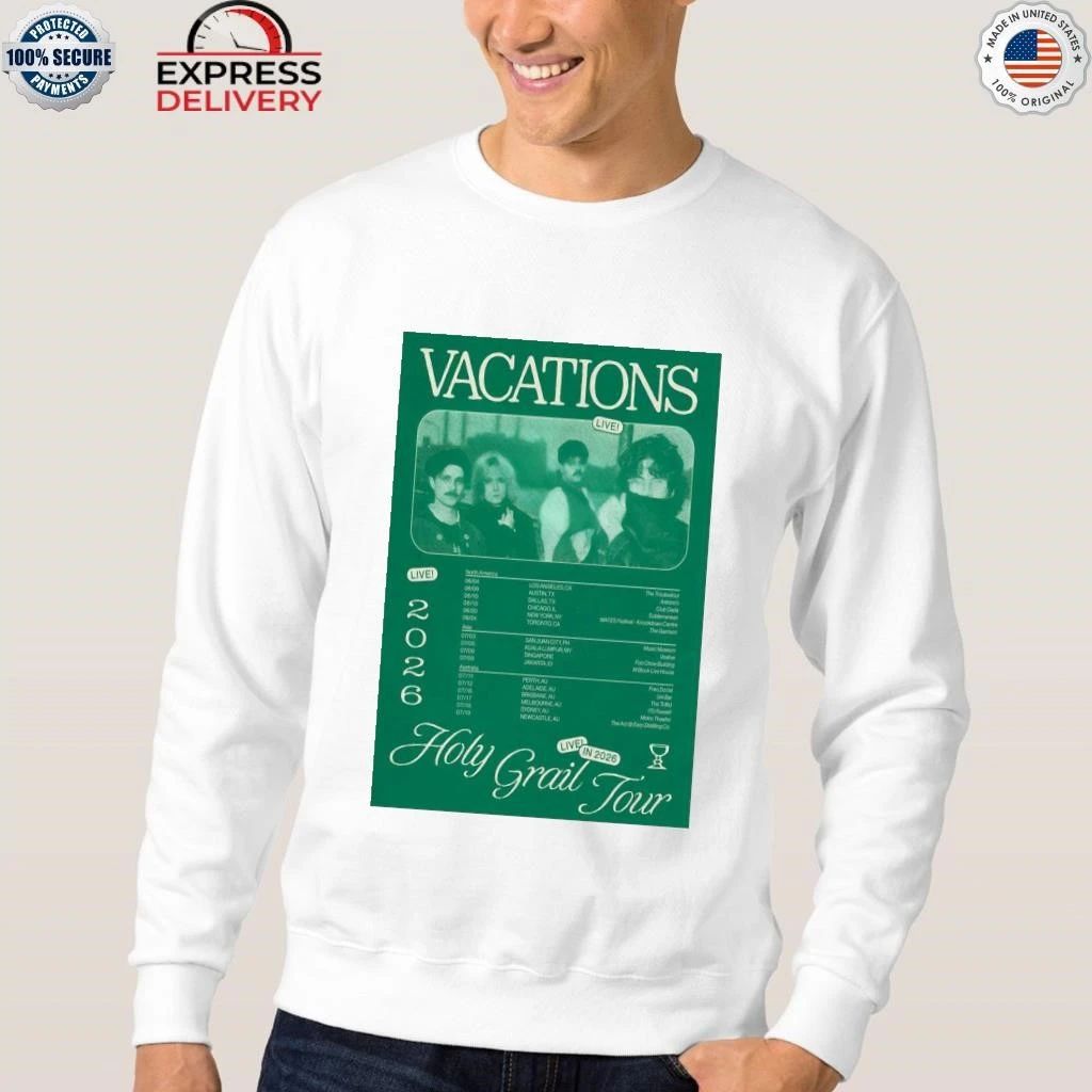 VACATIONS Holy Grail Tour 2026 Shirt