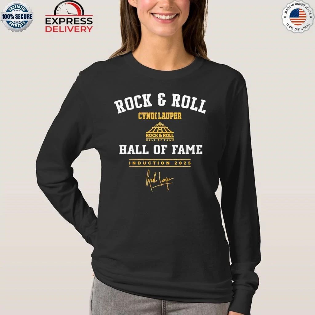 Cyndi Lauper Rock & Roll Hall of Fame 2025 Shirt