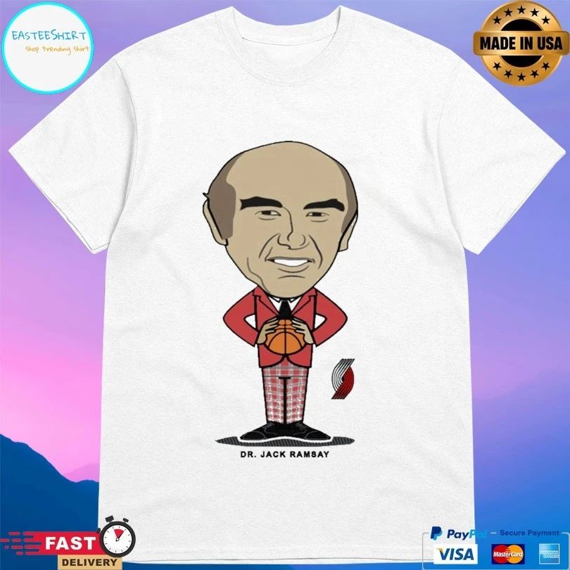 Dr Jack Ramsay Portland Trail Blazers T-shirt
