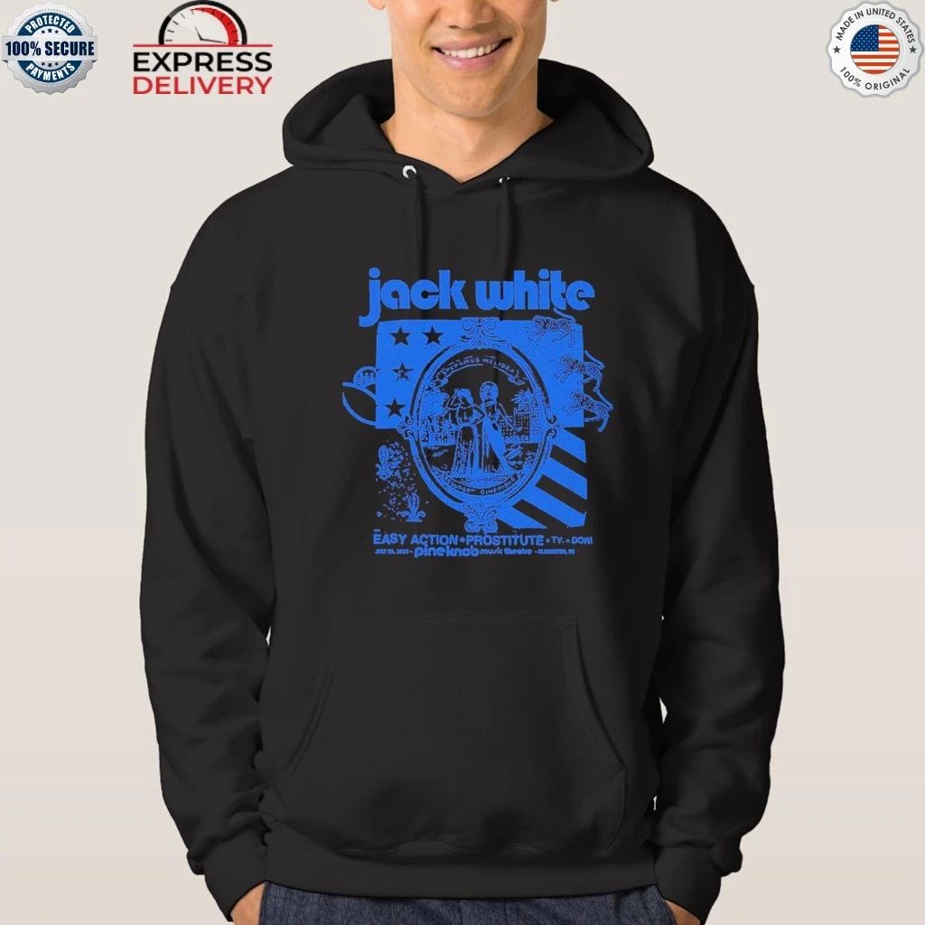 Jack White Detroit Michigan 2026 Exclusive Event Tee At Pine Knob Music Theatre On July 25 2026 Shirt