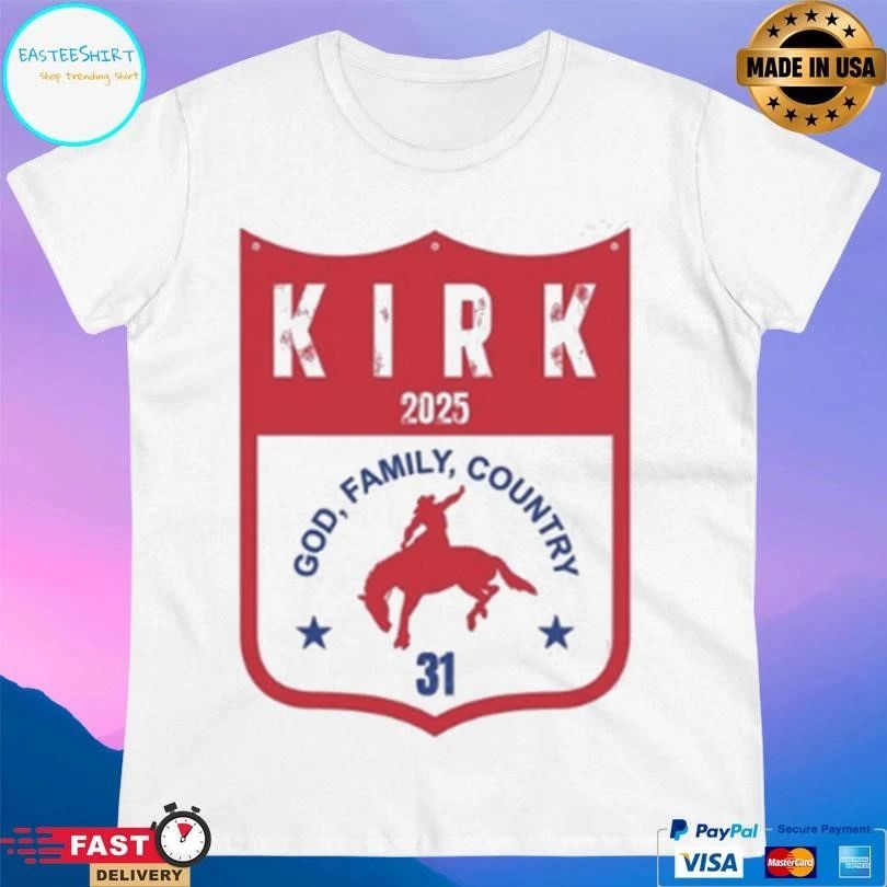 Freedom Kirk 2025 God Family Country 31 T-shirts