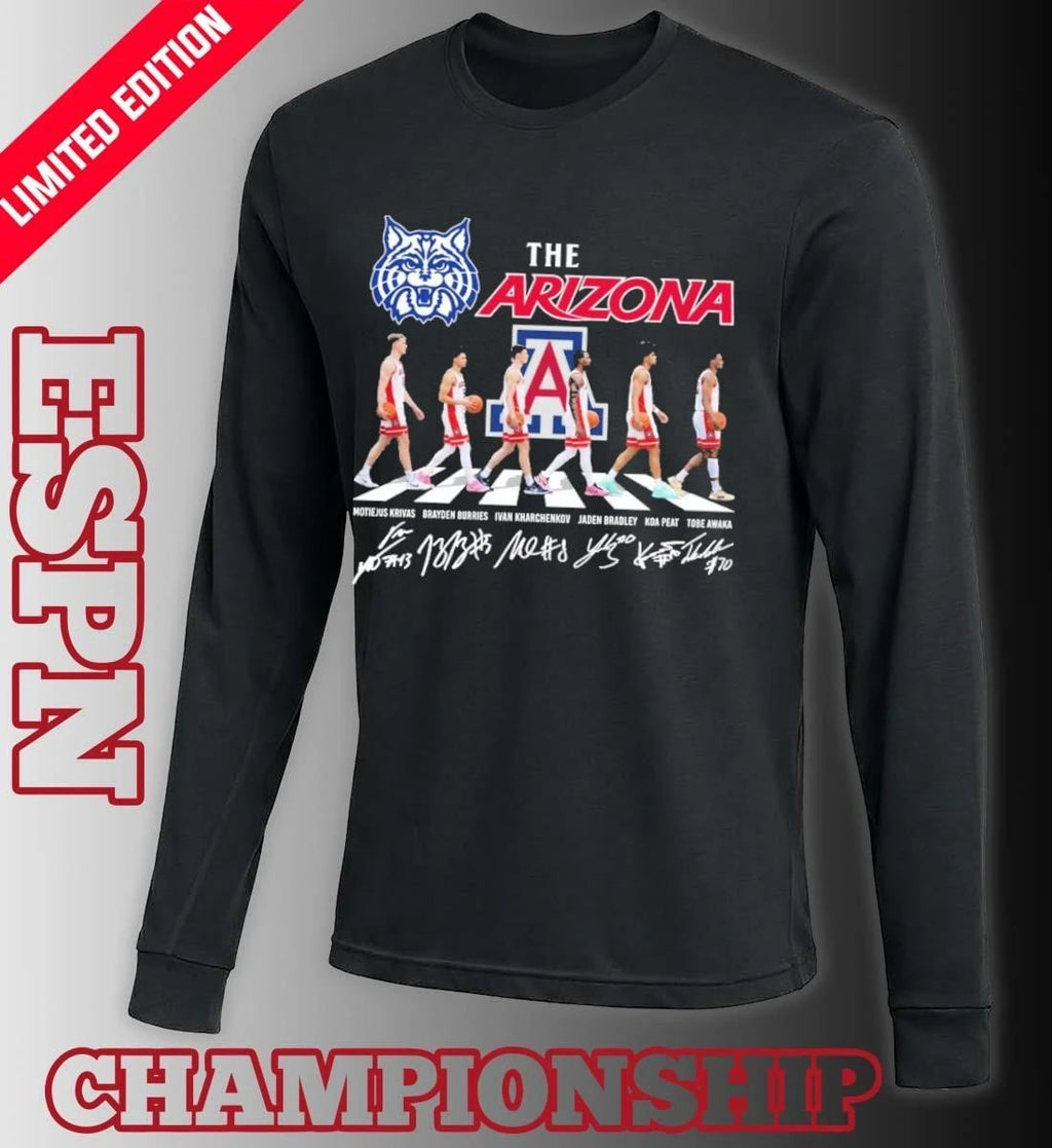 The Arizona Wildcats Men’s Basketball Abbey Road Shirt
