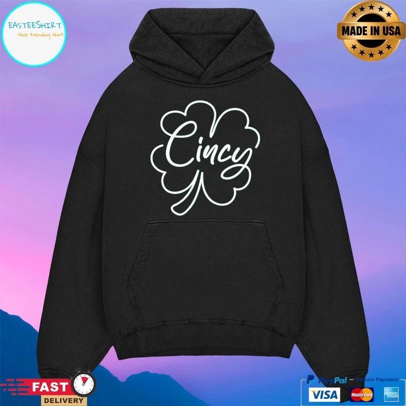 Cincy Clover Outline T-shirts