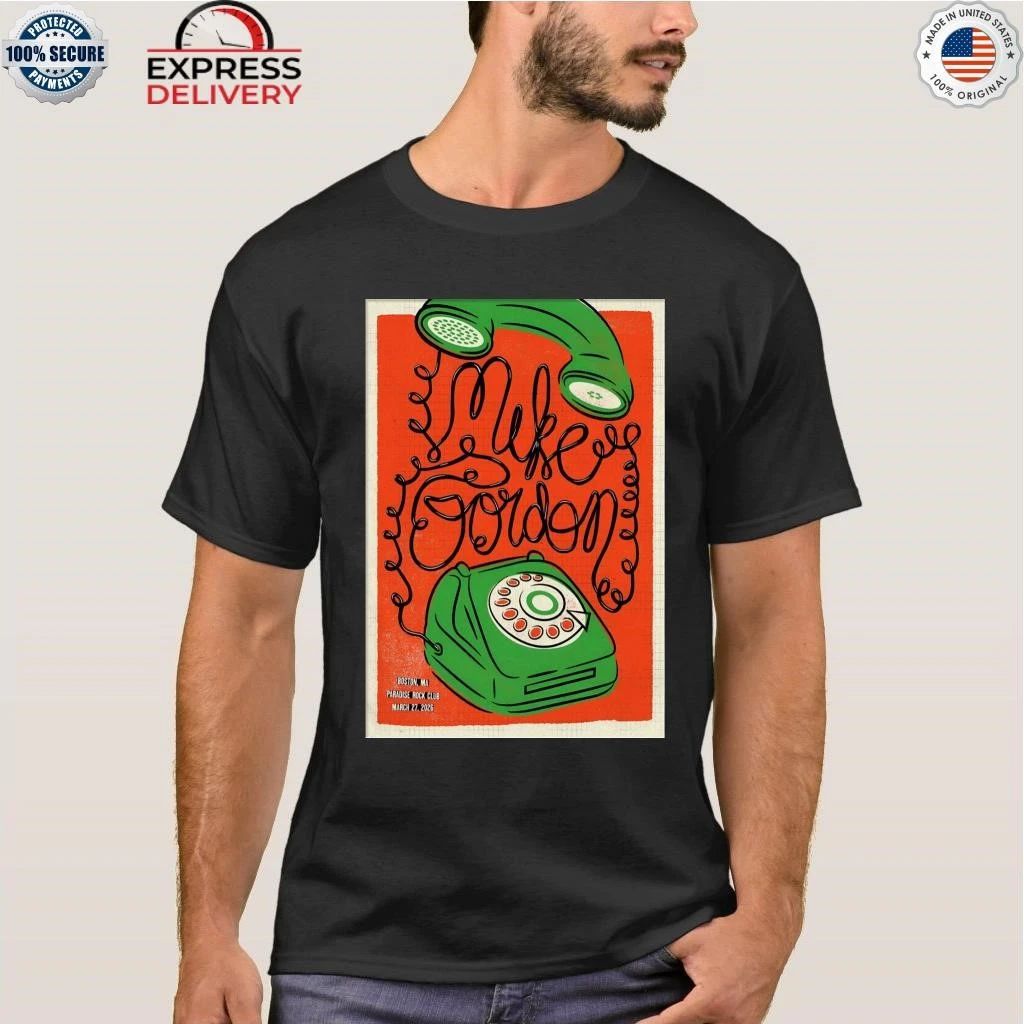 Mike Jordon Paradise Rock Club In Boston MA Mar 27 2026 Shirt