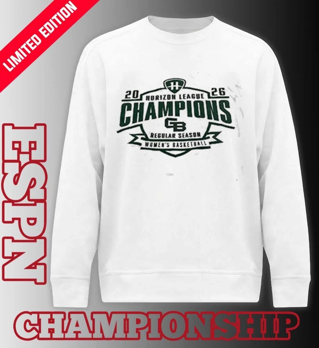 Green Bay Phoenix 2026 Horizon League Women’s Basketball Regular Season Champions T-Shirt