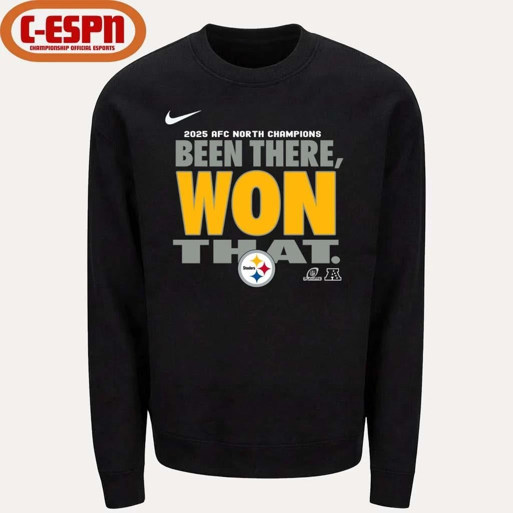 Been There, Won That Steelers AFC North Division Champions Shirt