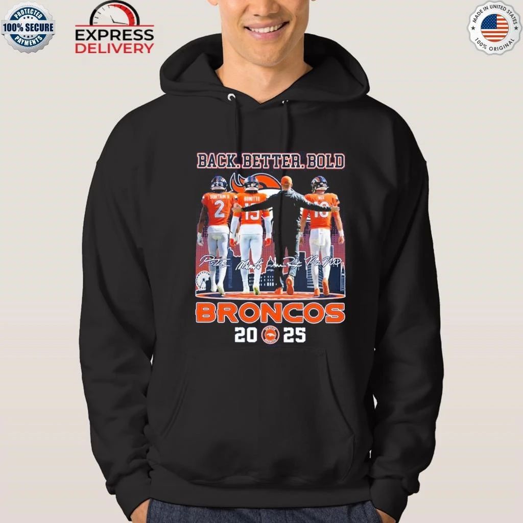 Broncos Back Better Bold Shirt