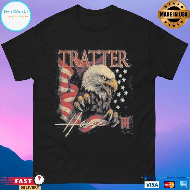 Tratter House Eagle America Flag T-shirts