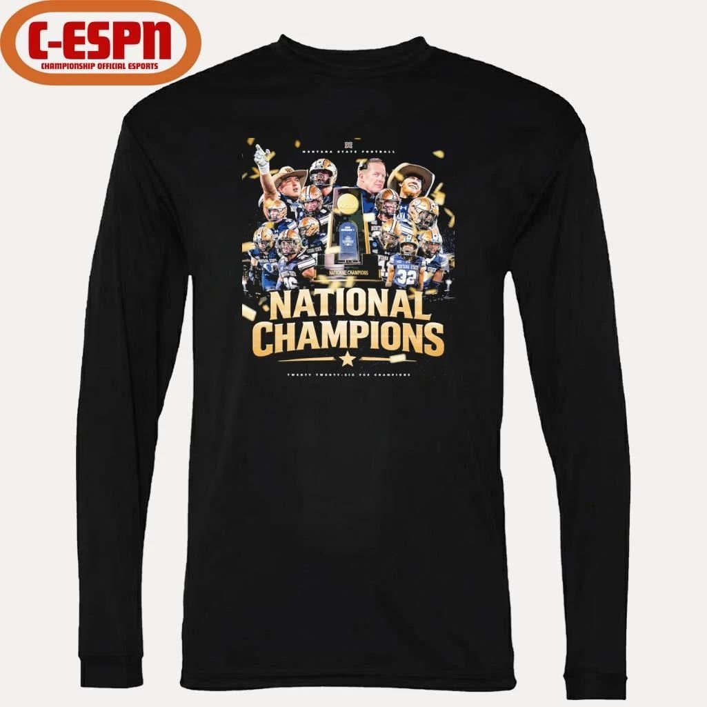 Montana State football FCS National champions poster shirt