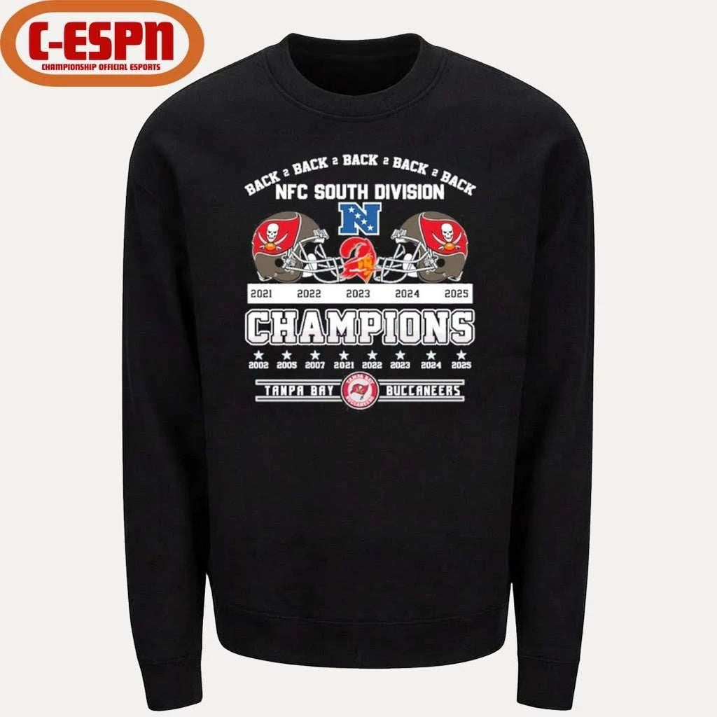 B2B2B2B2B NFC South Champions Tampa Bay Buccaneers Shirt