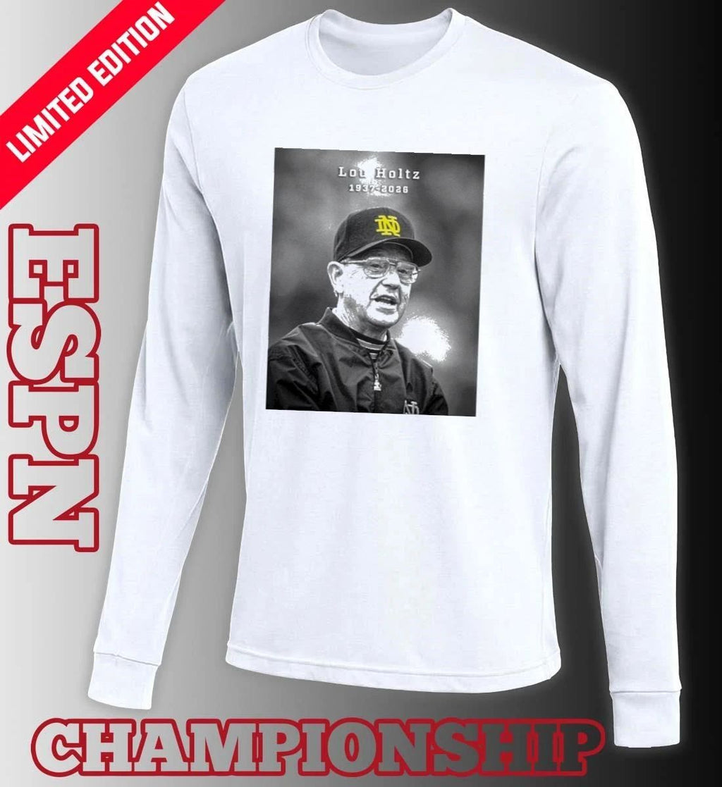 Legendary Notre Dame Coach Lou Holtz 1937-2026 Shirt