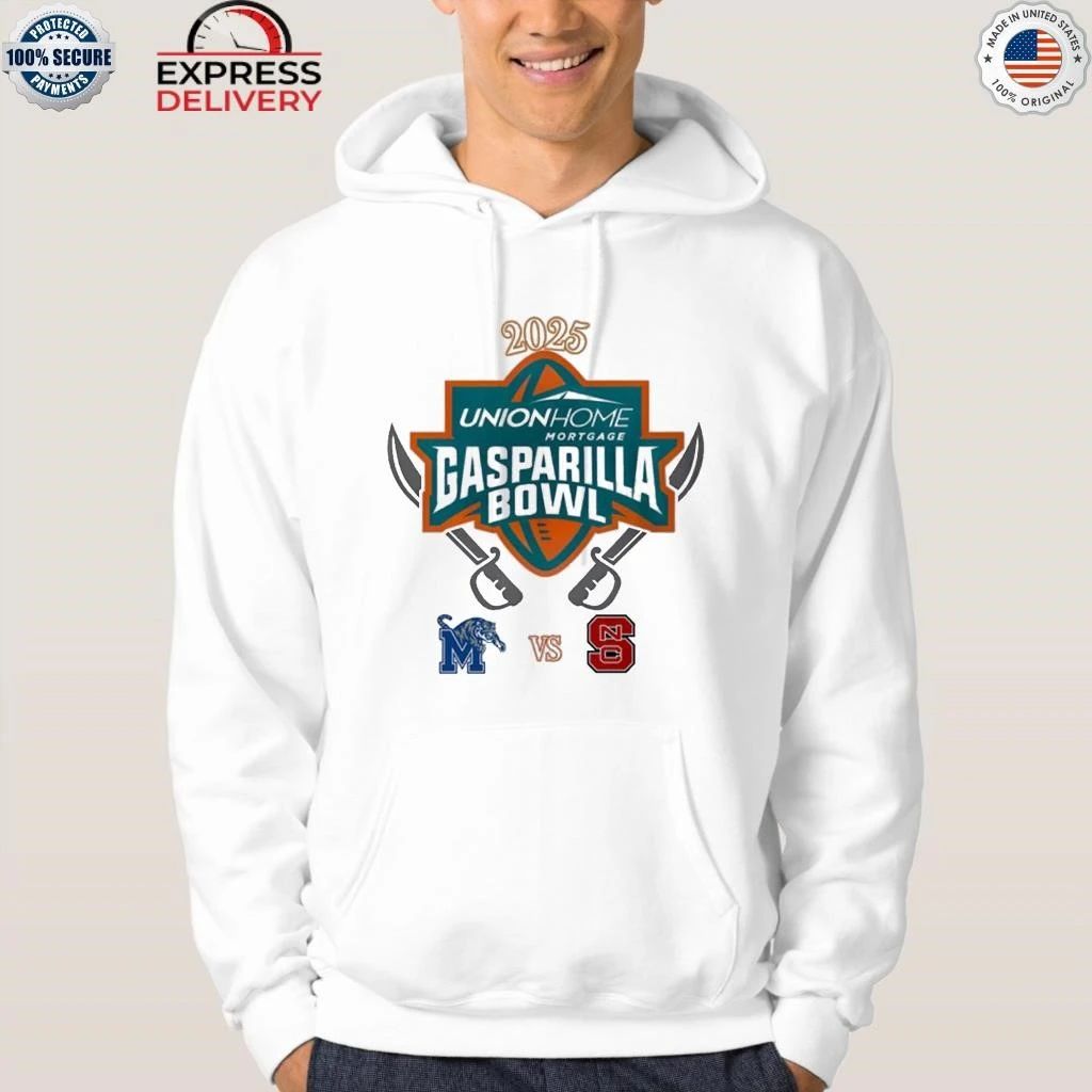 Memphis Tigers Vs NC State Wolfpack Matchup Union Home Mortgage Gasparilla Bowl On December 19 2025 Shirt